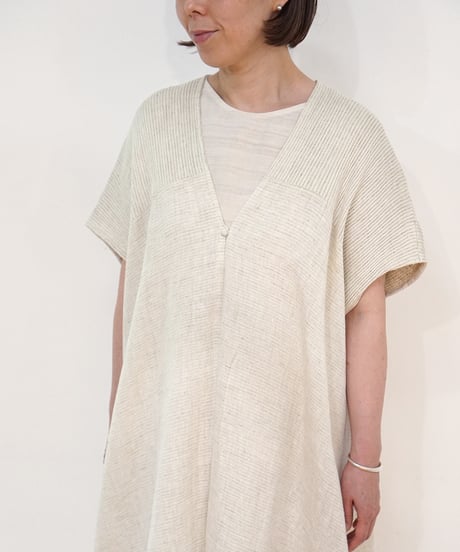 kotiベスト 麻シルク 白  6500lW