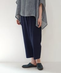 カディ パンツ シンプルショート 紺 K6860DB
