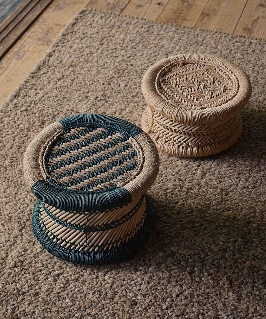 タッサーシルク ラグ L 7995 | MAKI TEXTILE STUDIO online