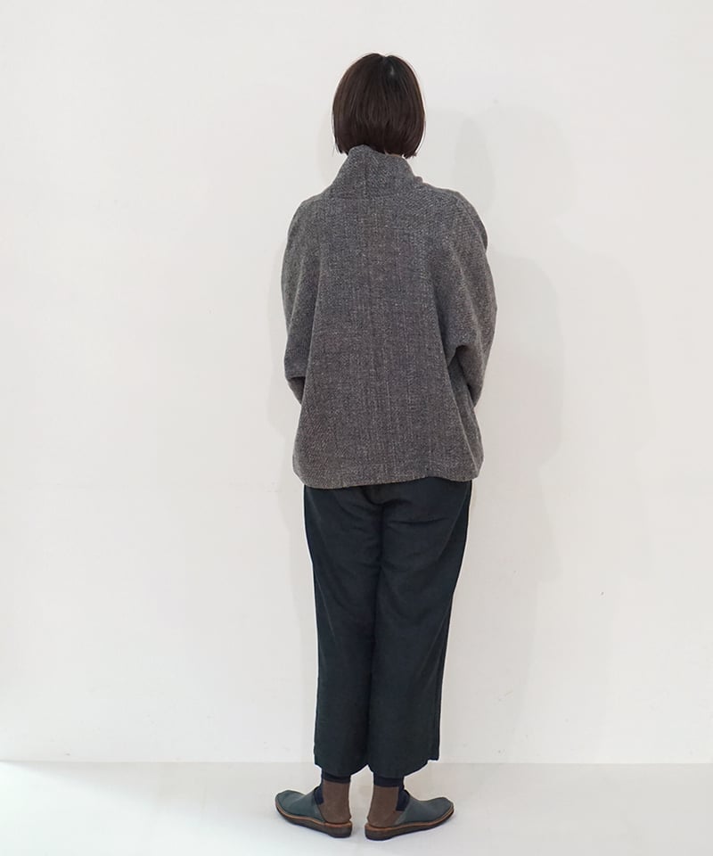 m.a+ ラグランウールジャケット 50訳あり ジャケット ラグラン ヒマラヤウール グレーブルー 6665MWtBl | MAKI