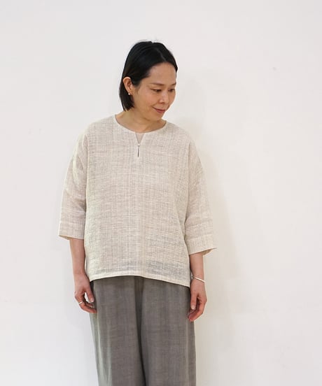 真木テキスタイル プルオーバー MAKI TEXTILE STUDIO online shop