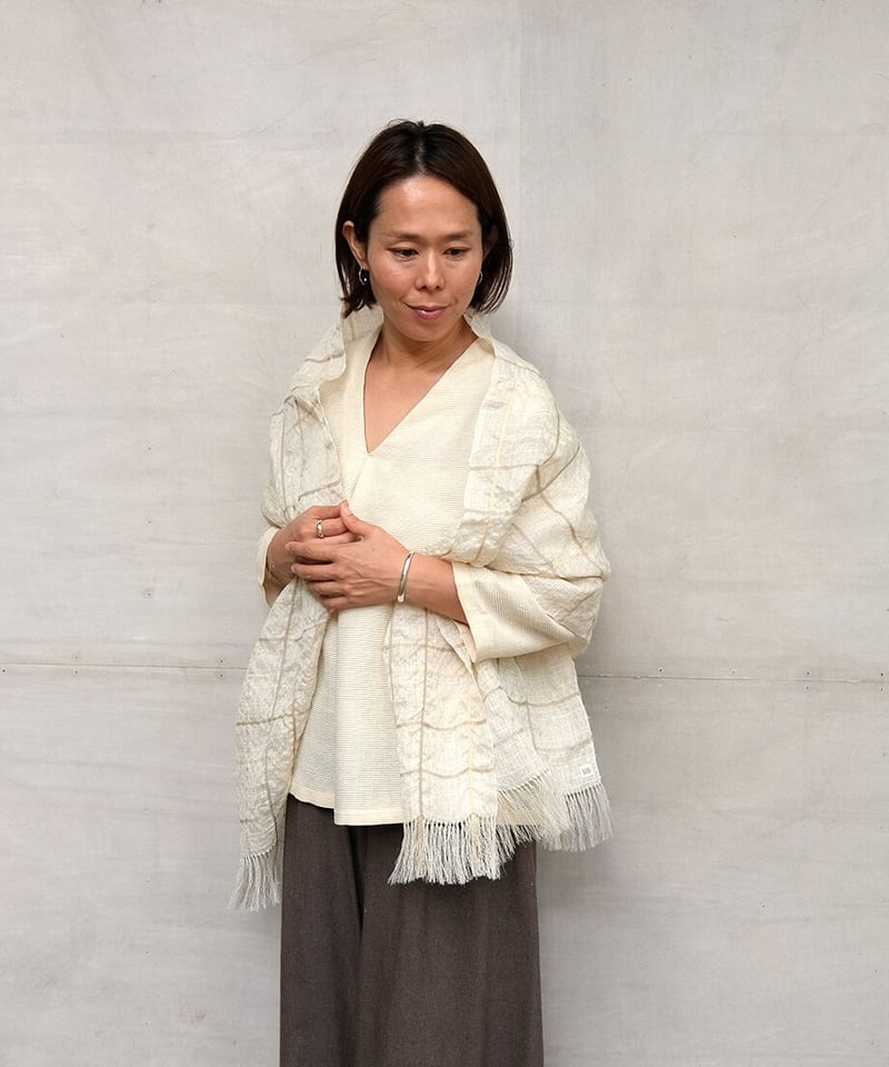 MAKI TEXTILE STUDIO 手織りストール MAKI TEXTILE STUDIO 手織りストール