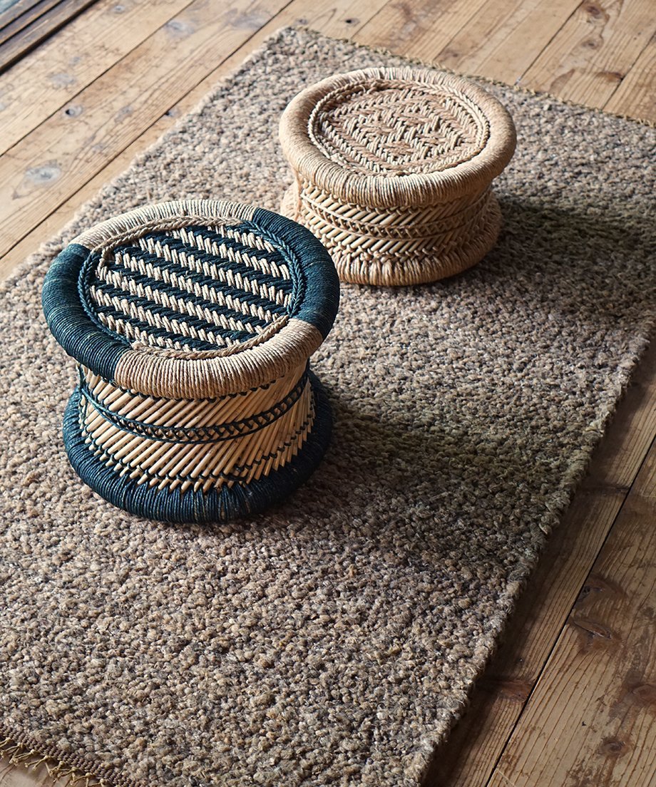 タッサーシルク ラグ M 7994 | MAKI TEXTILE STUDIO online