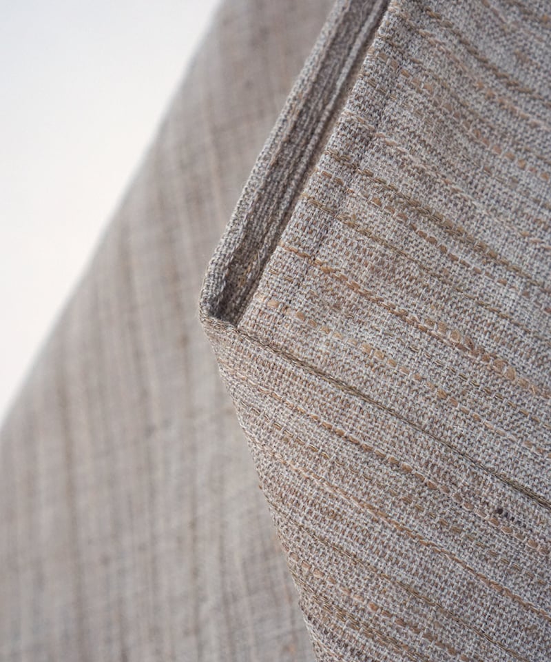 あずま袋 小 mix weave グレーベージュ 8019mixN | MAKI TEXTIL