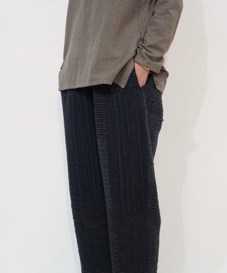 パンツ シンプルショート パストラル カルパ ブルー&ブラック 6860PawBl