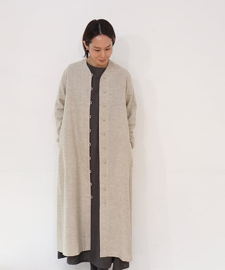 お値下げ【未使用】Maki textile studio カーディガン TOKYO BASIC サマーニット カーディガン レディース 秋 綿