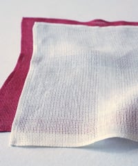 Makiの麻モックレノふきん 40cm角 2色 7102W, P
