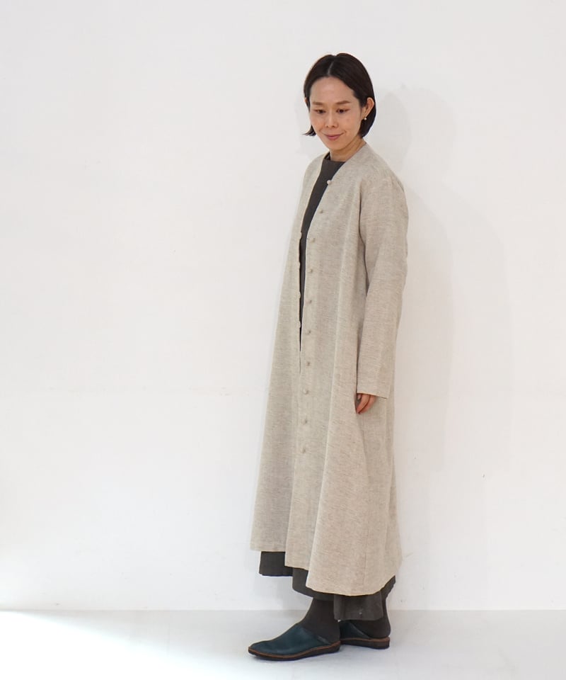 Turkle Turtle リネン混　コート Turkle Turtle リネン混 コート