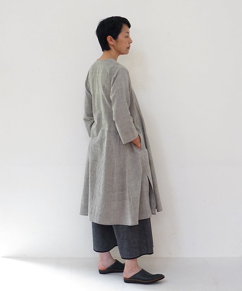 カディ チュニック マチ グレー K6977G | MAKI TEXTILE STUDIO