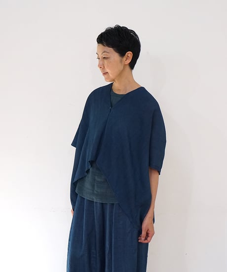真木テキスタイル リネンシルクの羽織 MAKI TEXTILE STUDIO online shop