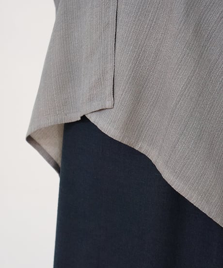 ショルダーベスト シルクオルガンザ shrink グレー 6575smvG