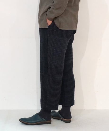 パンツ シンプルショート パストラル カルパ ブルー&ブラック 6860PawBl