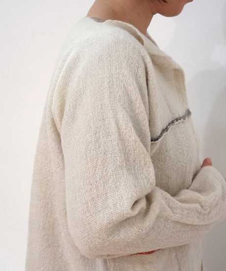 kotiボレロ ヒマラヤウール pocket 白生成り 6610W