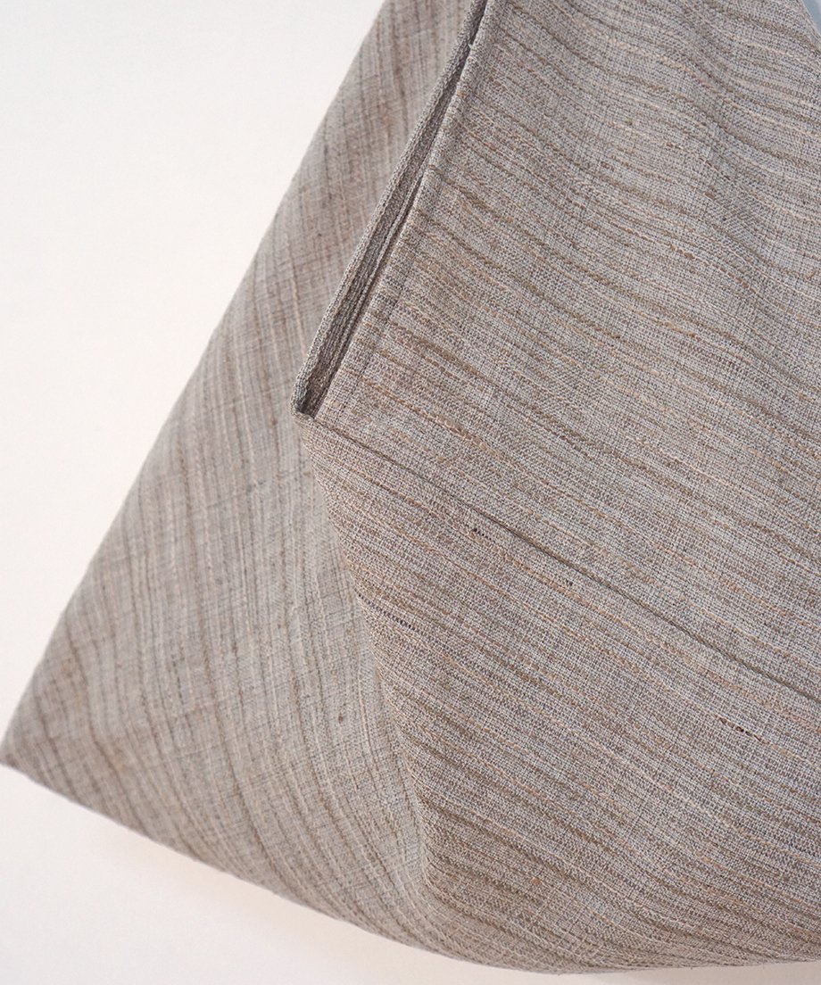 あずま袋 小 mix weave グレーベージュ 8019mixN | MAKI TEXTIL
