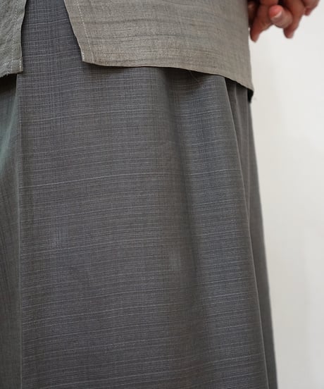 パンツ プレーン シルクオルガンザ グレー 6864mvG