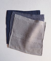 Makiの麻モックレノふきん 40cm角 3色 7102G、DB、Bl