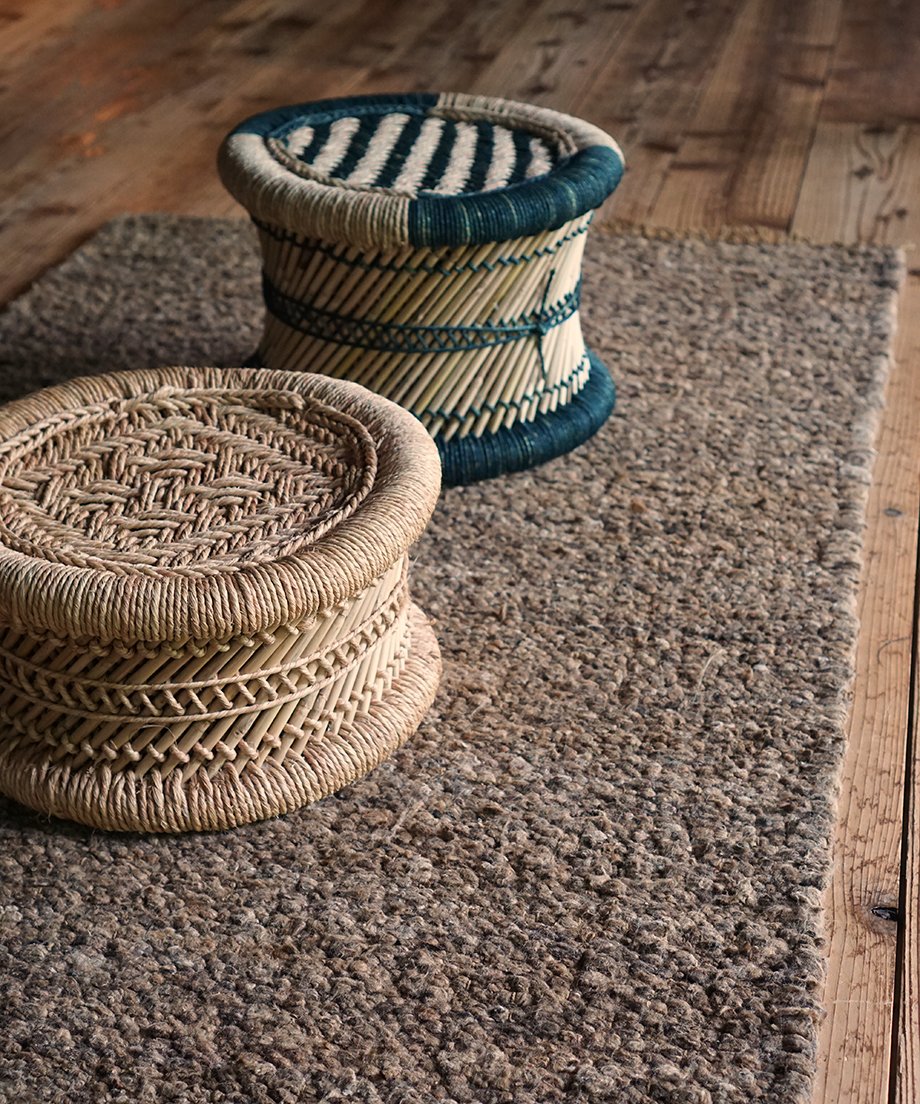 タッサーシルク ラグ M 7994 | MAKI TEXTILE STUDIO online