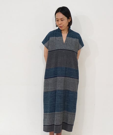 糸糸糸 MAKI TEXTILE STUDIO コットン シルク混ワイドパンツ CATEGORY パンツ | MAKI TEXTILE STUDIO online shop