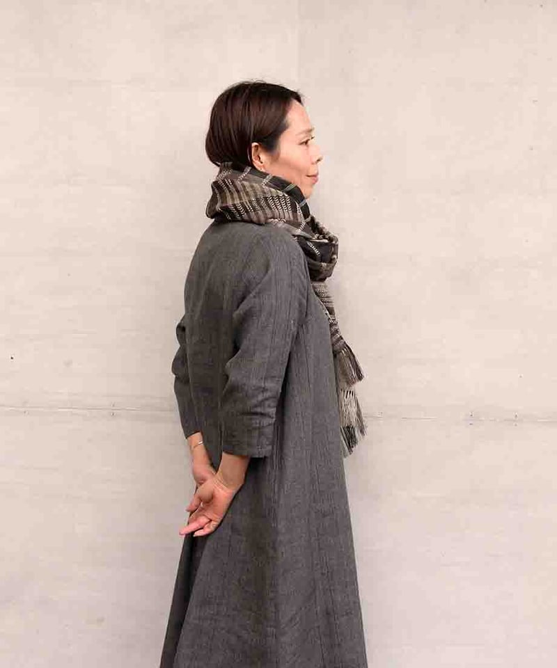 ストール シャディ 黒 2710B | MAKI TEXTILE STUDIO online