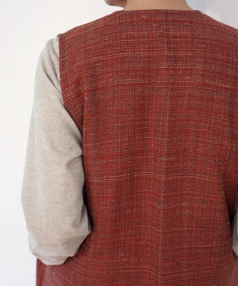 新品未使用 定価4.8万 麻布テーラー ロロピアーナ ジレ ベスト ウール素材 新品未使用 定価4.8万 麻布テーラー ロロピアーナ ジレ ベスト