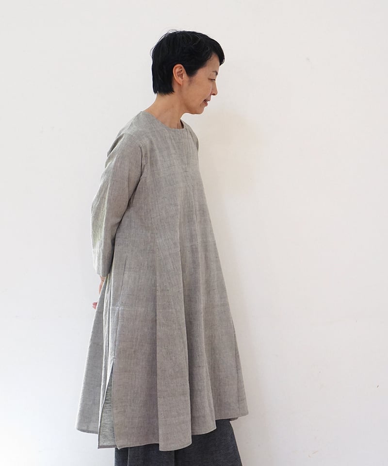 カディ チュニック マチ グレー K6977G | MAKI TEXTILE STUDIO