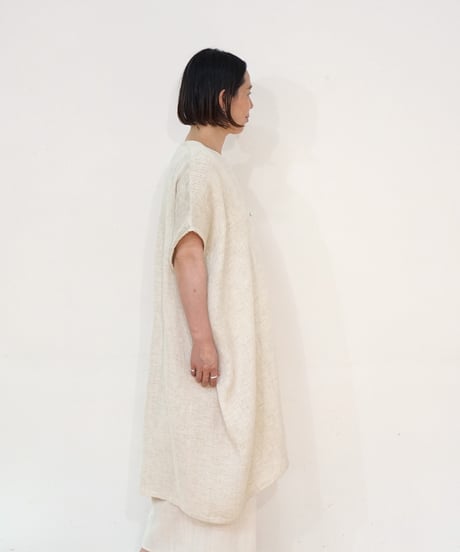 kotiベスト 麻シルク 白  6500lW
