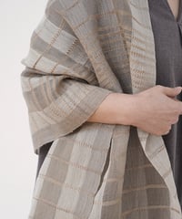 ストール シャディ 白&ベージュグレー 2710WN