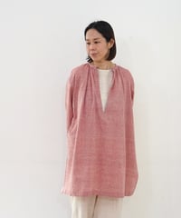 カディ ブラウス フロントスリットlong ピンク K6175P