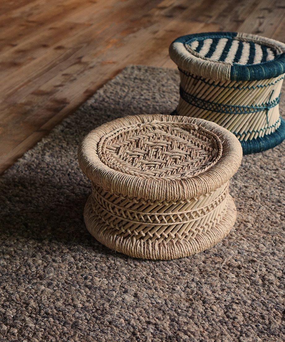 タッサーシルク ラグ M 7994 | MAKI TEXTILE STUDIO online