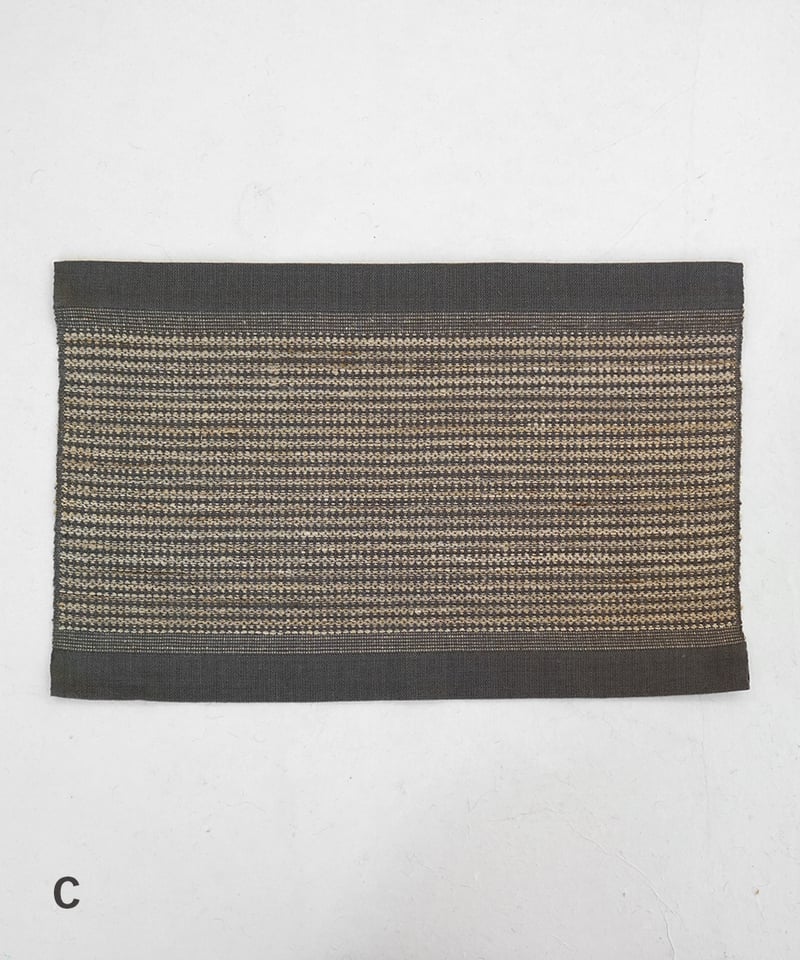 ティーマット 小布綴り グレー 5柄 8570G | MAKI TEXTILE STUDIO ティーマット 小布綴り グレー 5柄 8570G | MAKI TEXTILE STUDIO
