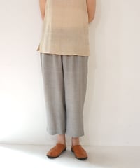 パンツ シンプルショート ノイルストライプ グレー 6860novG