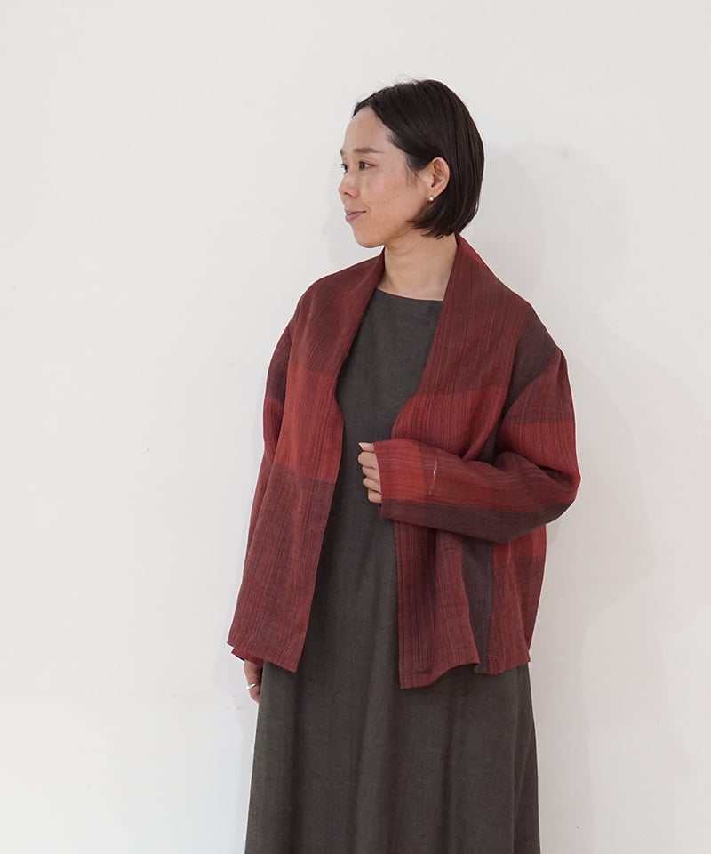 美品 マチャット MACHATT エンブロイダリーウールジャケット 圧縮ウール 強縮ウールジャケット│to touch