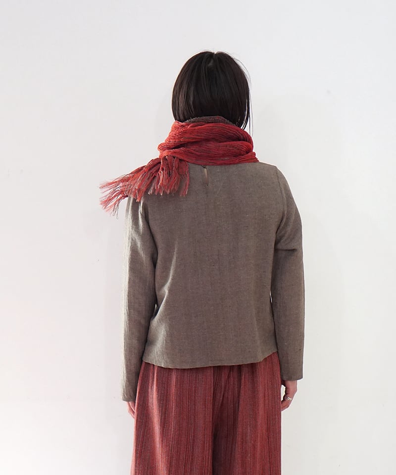 ストール 薄艸 茜 2307R | MAKI TEXTILE STUDIO online shop
