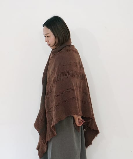 ハギレ反物 フローツ 赤茶 146×148cm