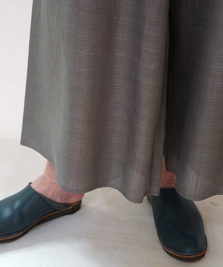 パンツ プレーン シルクオルガンザ グレー 6864mvG