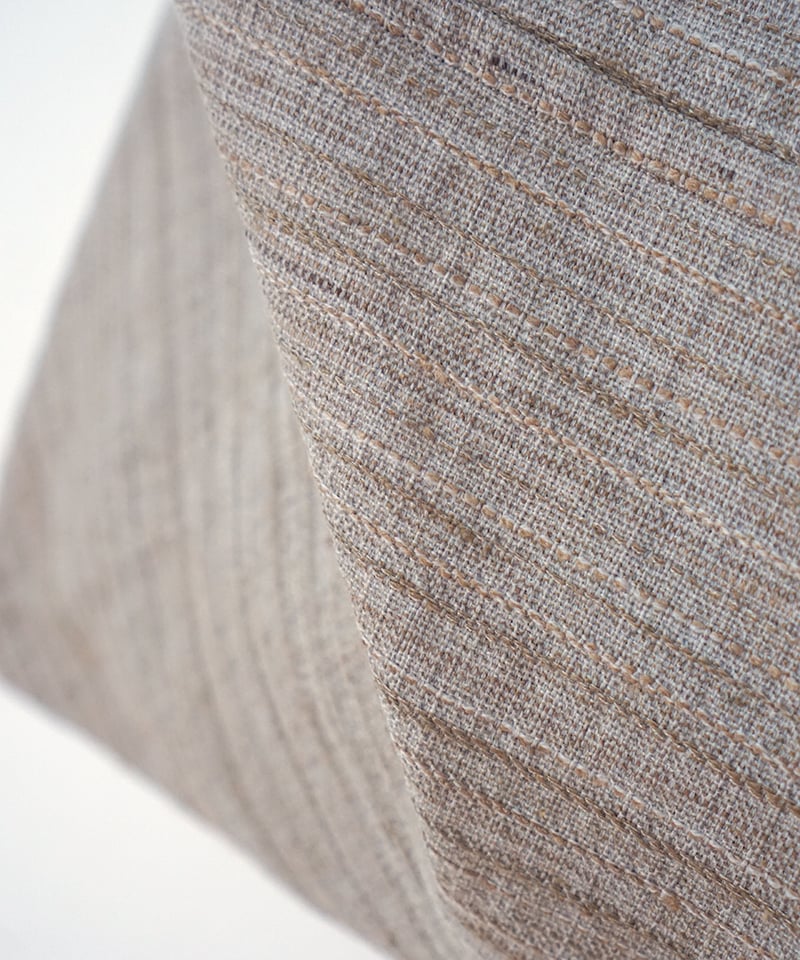 あずま袋 小 mix weave グレーベージュ 8019mixN | MAKI TEXTIL