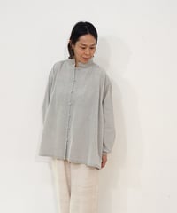 マンガラギリ シャツギャザー グレー M6226G