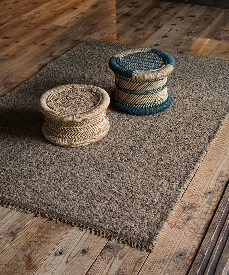 【レア】SWASH ラグLサイズ タッサーシルク ラグ L 7995 | MAKI TEXTILE STUDIO online
