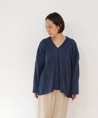kotiプルオーバー ウール ブルー 6555wBl
