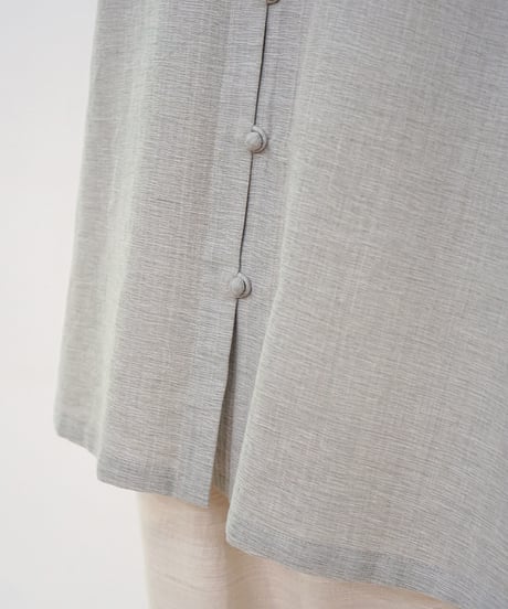 マンガラギリ シャツギャザー グレー M6226G