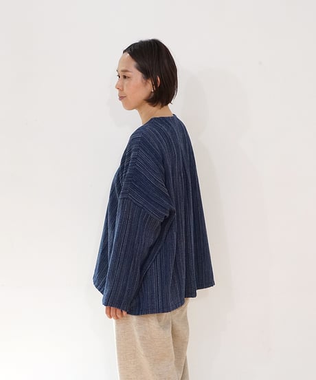 kotiプルオーバー ウール ブルー 6555wBl