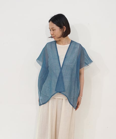 真木テキスタイル Maki Textile シルクトップス MAKI TEXTILE STUDIO | 竹林夏市
