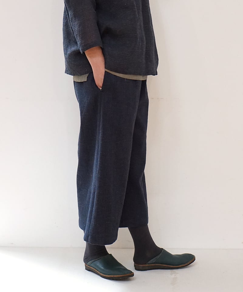 笑*花様 whizlimited チェックパンツ　ネイビー 楽天市場】ワイドパンツ 大きいサイズ レディース ストレッチ