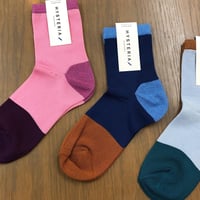 Happy socks ラメ混トリコロールソックス