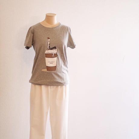 ハーフムーンデザインTシャツ（C&B 30 420）