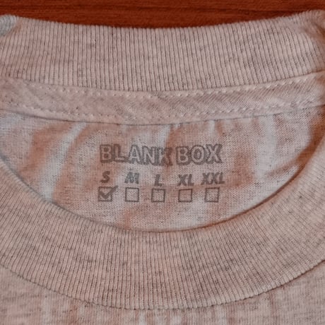 “BLANK BOX by ogawa yohei” T-shirt