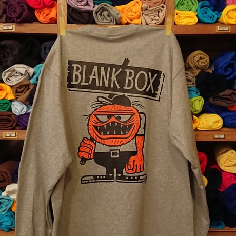“BB MONSTER” Pocket Long Sleeve T-shirt ( Gray )