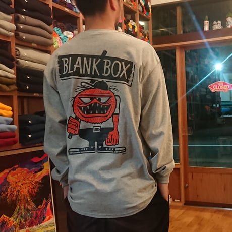 “BB MONSTER” Pocket Long Sleeve T-shirt ( Gray )
