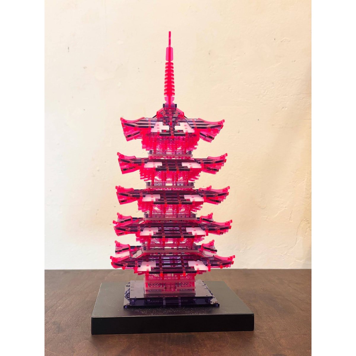 藤田朋一「五重塔 TYPE2（紫赤白）」 | Maruhi.STORE