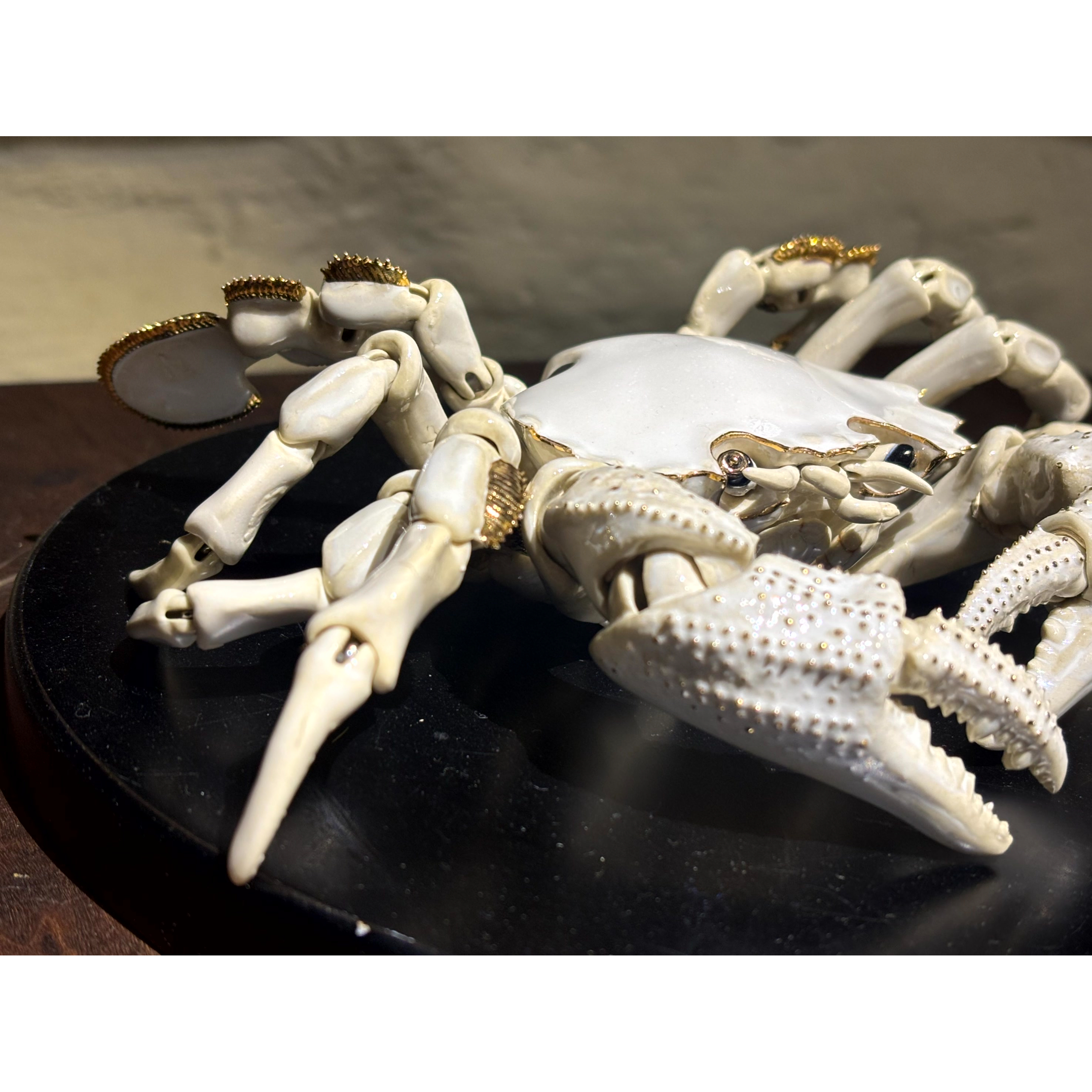 岡村悠紀「 陶 自在平爪蟹（白）」 | Maruhi.STORE